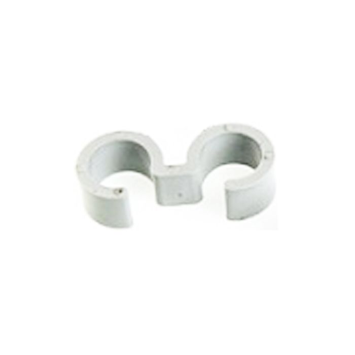 White linking clip for plastic folding chair