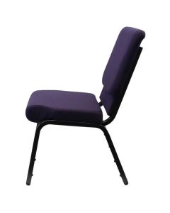 Purple worship church chair profile