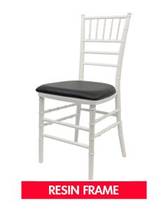 Resin Chiavari Banqueting Chair White
