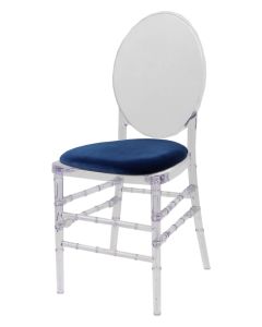 Resin Louie Banqueting Chair Ice Frame