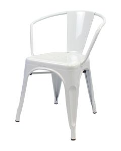 White Tolix armchair profile