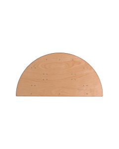 6ft Semi Circle Wooden Trestle Table (183cm)